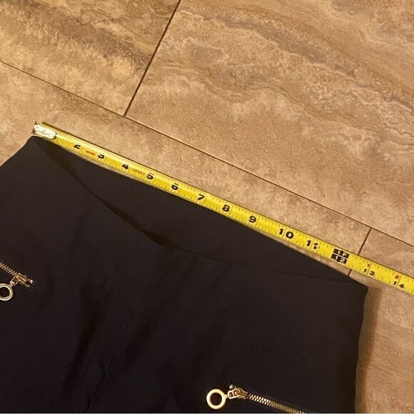 Susan Graver Women’s Knit Blue Size 4 Straight Leg Pull on Pants - Picture 3 of 9